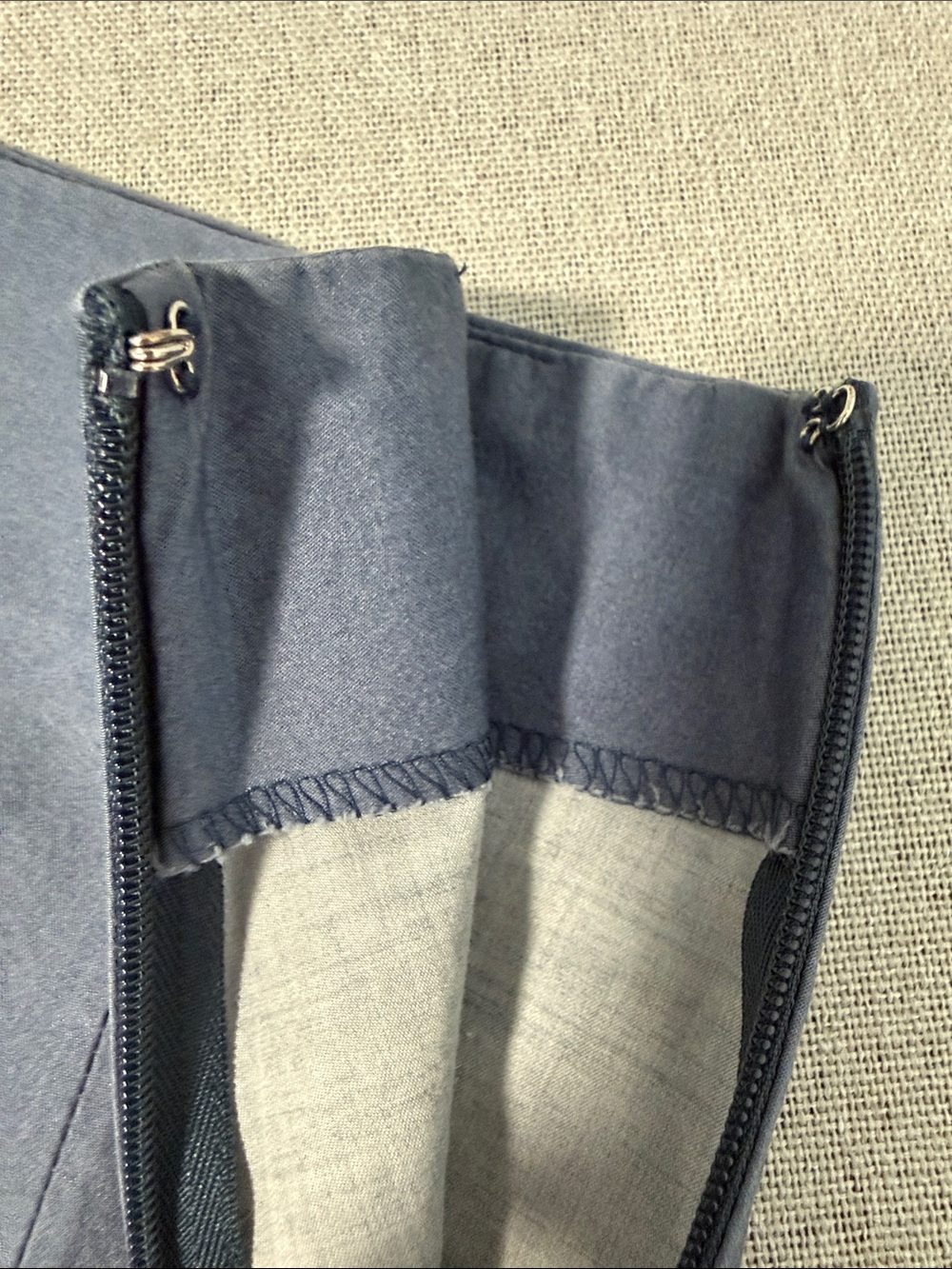 Old Navy  Blue A-Line Skirt with Coastal Print SZ4 - Picture 8 of 12